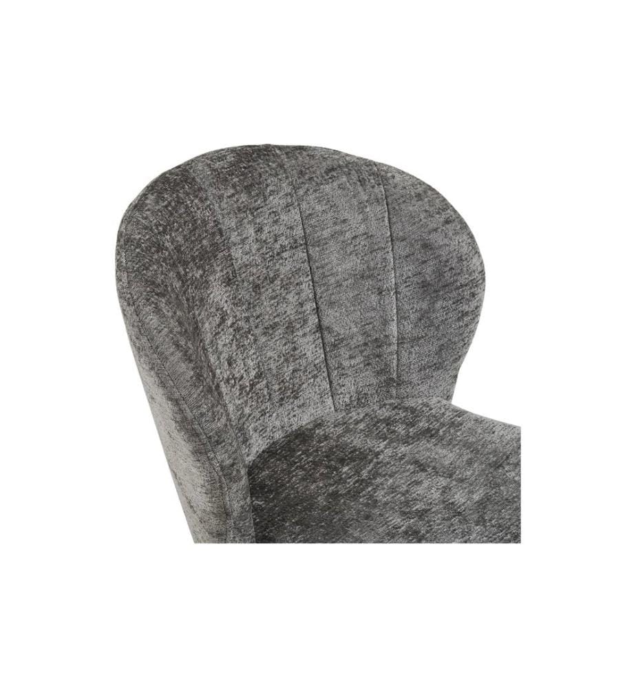 House Nordic - Chaise de salle à manger Roanne, Gris, set de 2