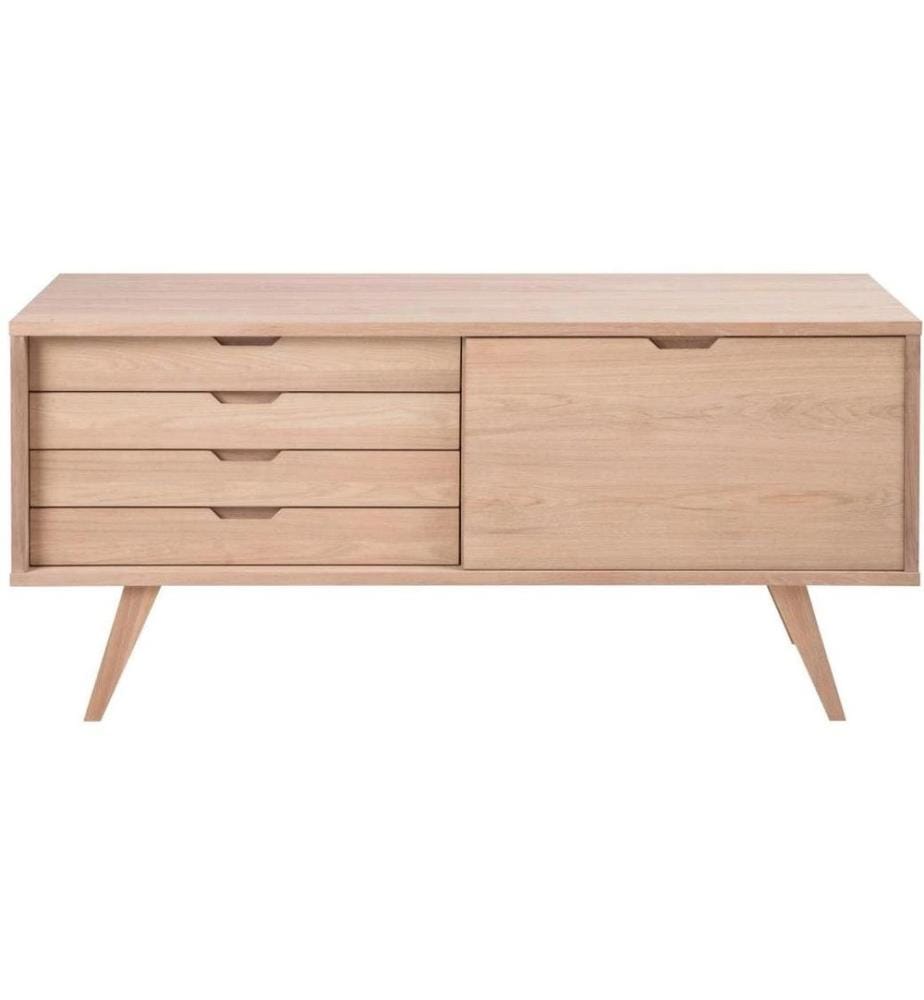 AC Design - Sideboard A-Line 160 x 45 x 72 cm, Hellbraun