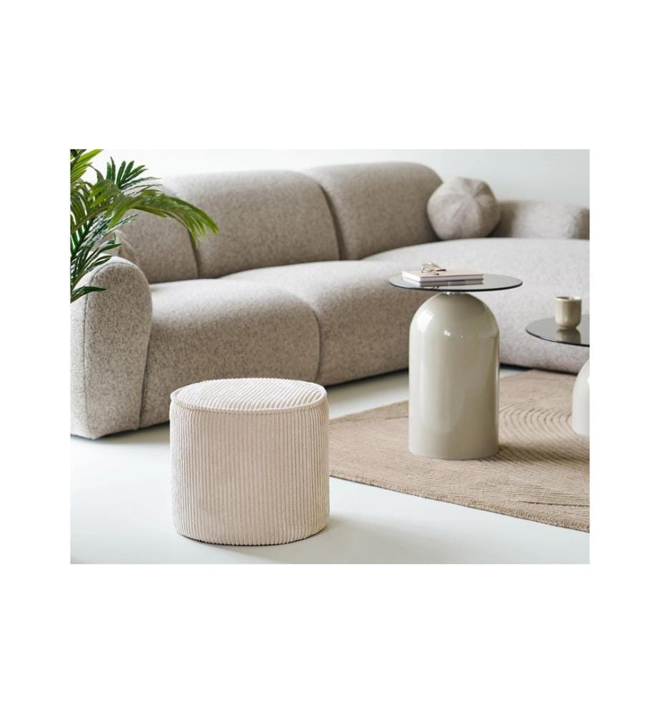 House Nordic - Pouf Taupo, 40 x 35 cm, Beige
