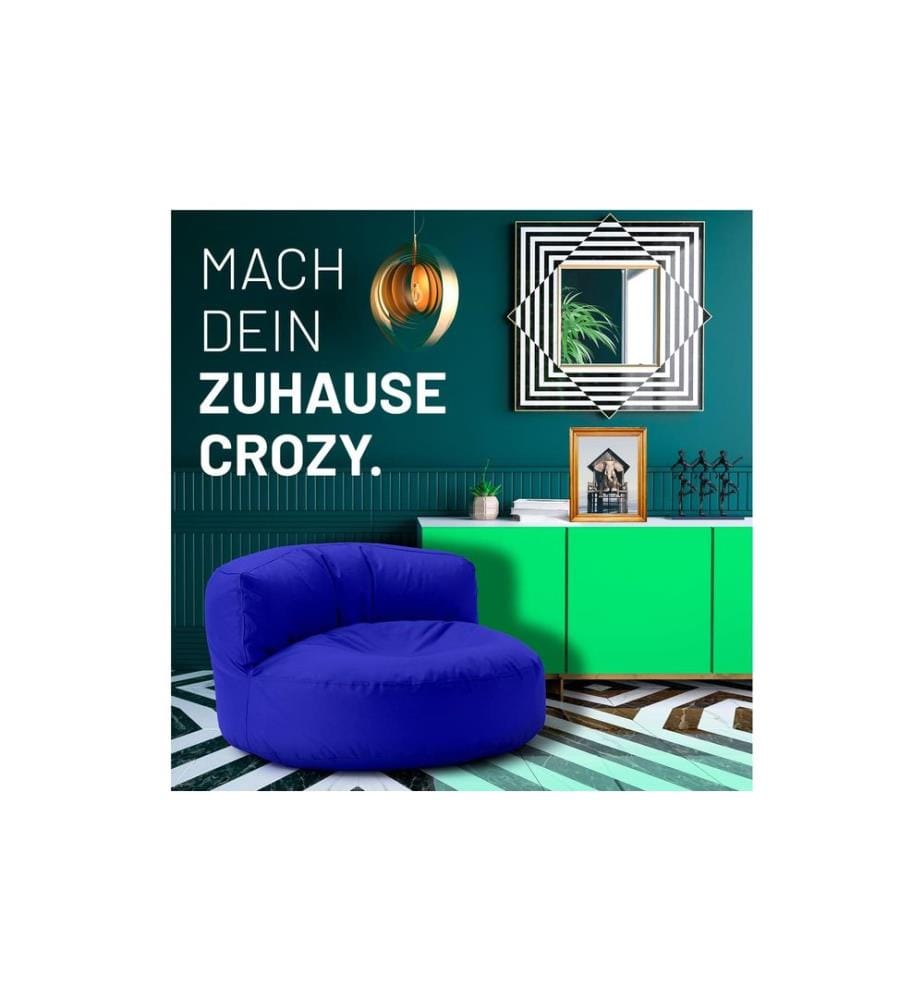 Lumaland - Sitzsack-Sofa, 320 l Polyester (PES), Blau