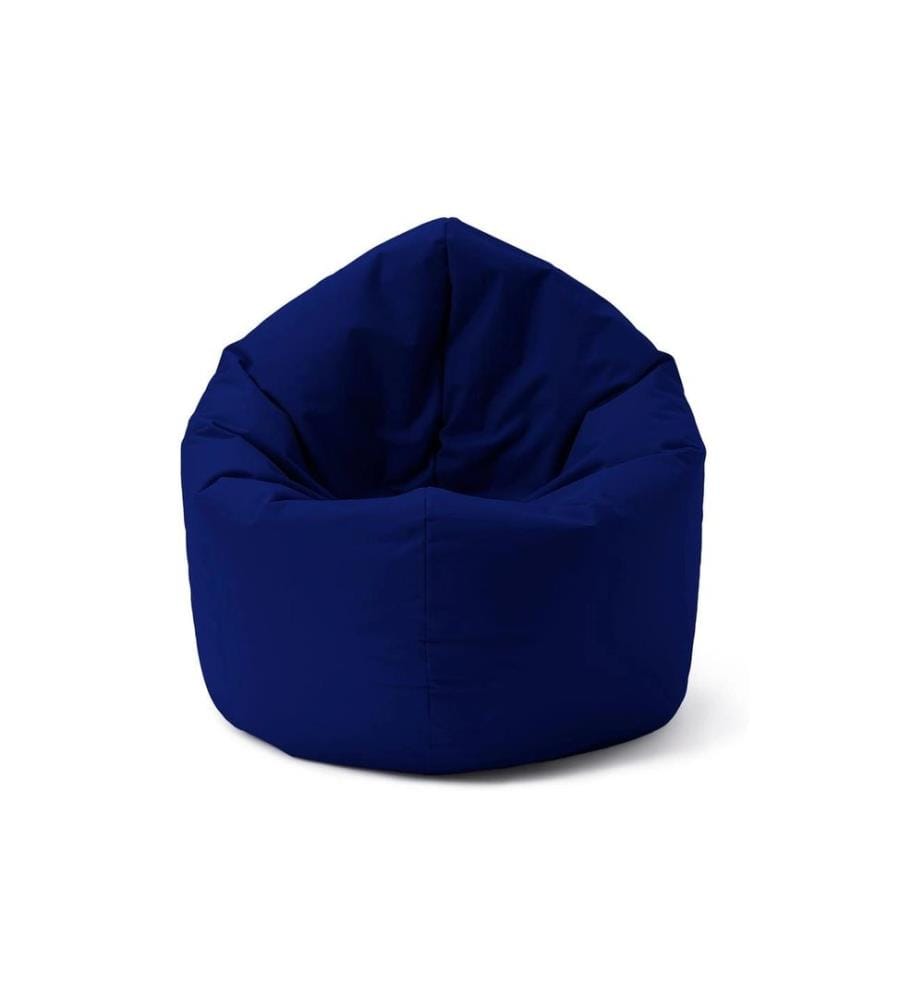Lumaland - Runder Sitzsack 2 in 1, 300 l Polyester (PES), Dunkelblau