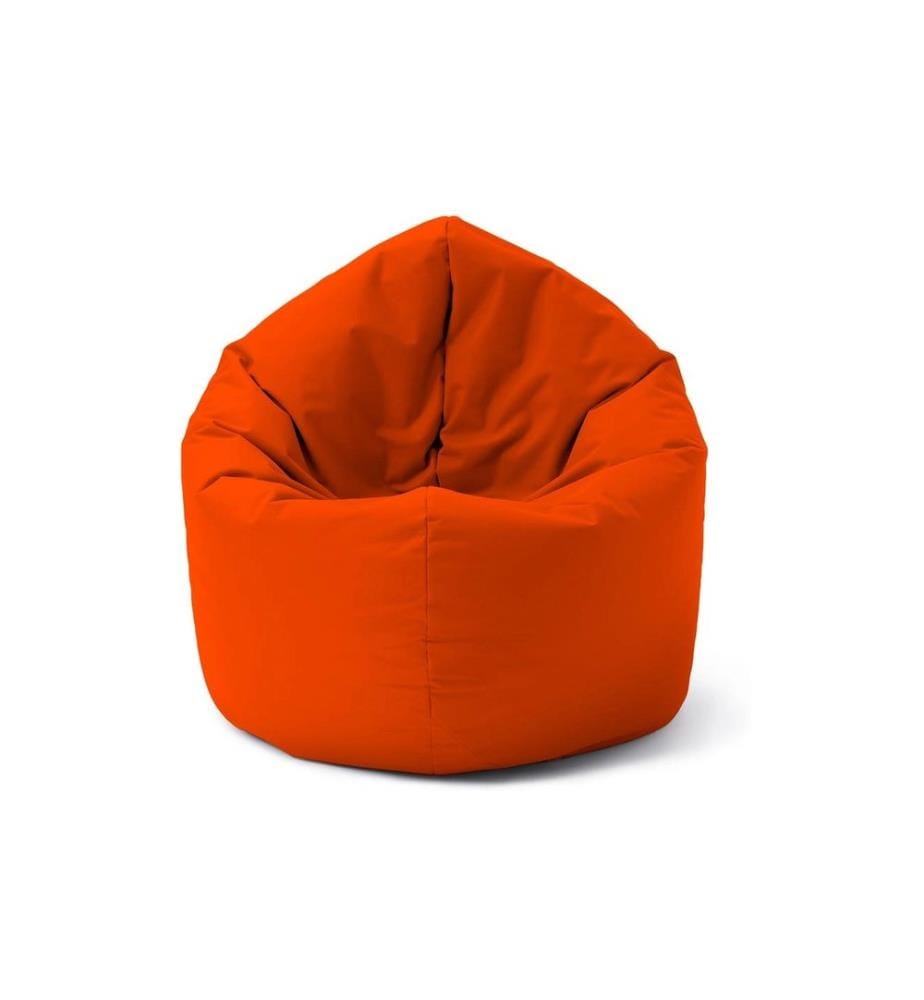 Lumaland - Runder Sitzsack 2 in 1, 300 l Polyester (PES), Orange