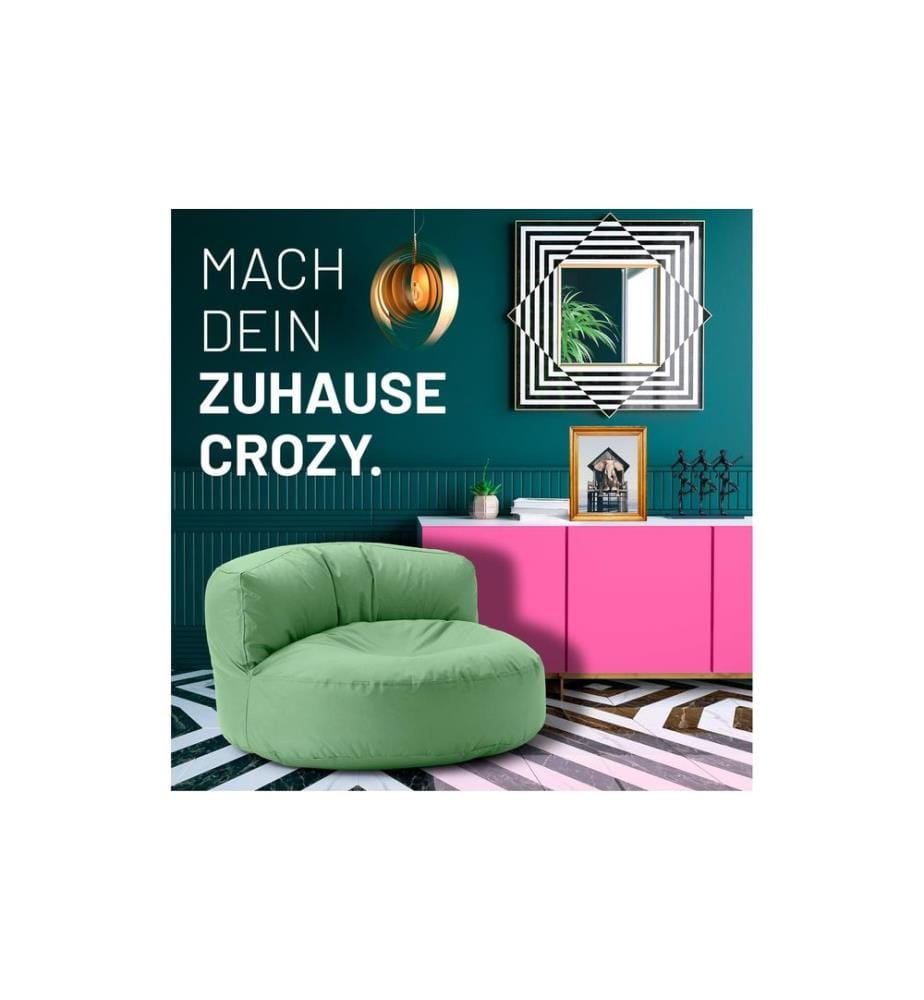 Lumaland - Sitzsack-Sofa, 320 l Polyester (PES)/Textil, Hellgrün
