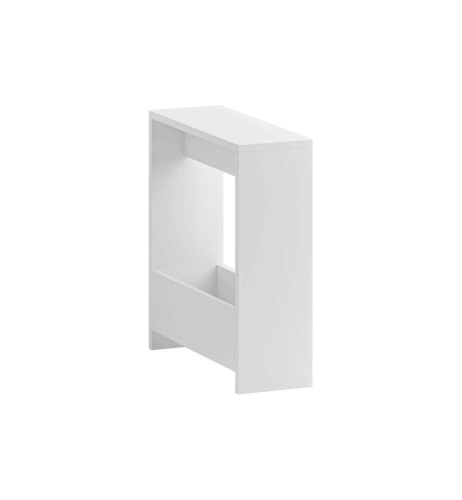 Woody Fashion - Table d'appoint Simpi 55 x 60 cm, Blanc