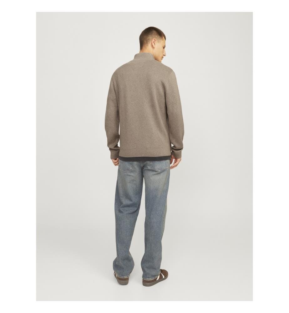 Pull-over - Mélange grège
