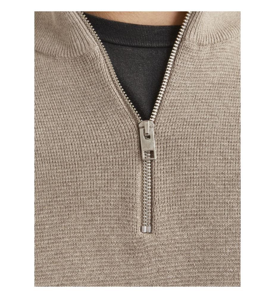 Pull-over - Mélange grège
