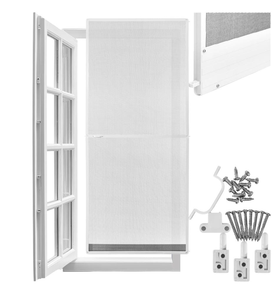 Moustiquaire pour porte - blanc