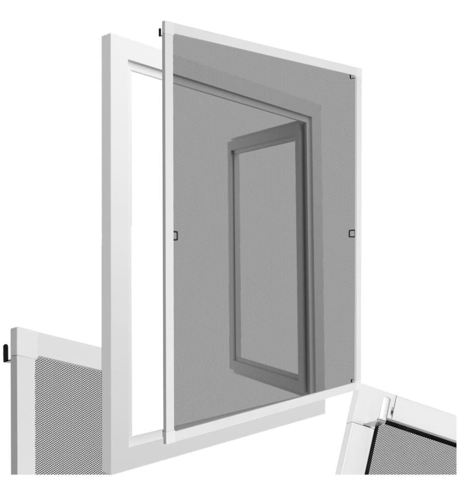 Zanzariera per telai di finestre - 80 x 100 cm, bianco