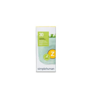 SIMPLEHUMAN - Sacs poubelle 4 l, 30 Pièce/s