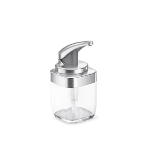 SIMPLEHUMAN - Distributeur de savon 444 ml, Argenté/Transparent