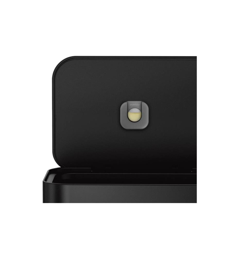 SIMPLEHUMAN - Treteimer 45 l, Schwarz matt