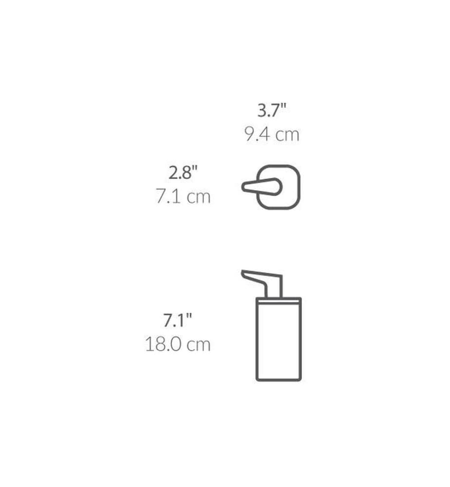 SIMPLEHUMAN - Seifenspender 295 ml, Schwarz matt