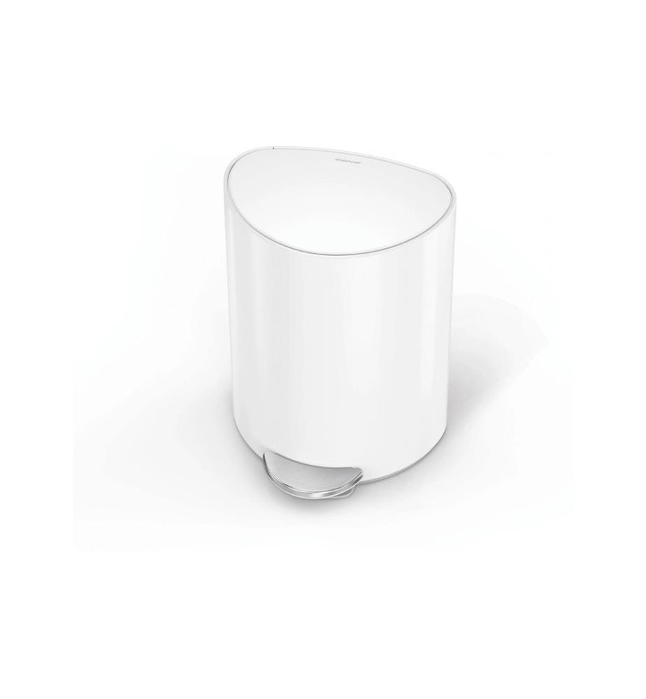 SIMPLEHUMAN - Abfalleimer 6 l, Weiss