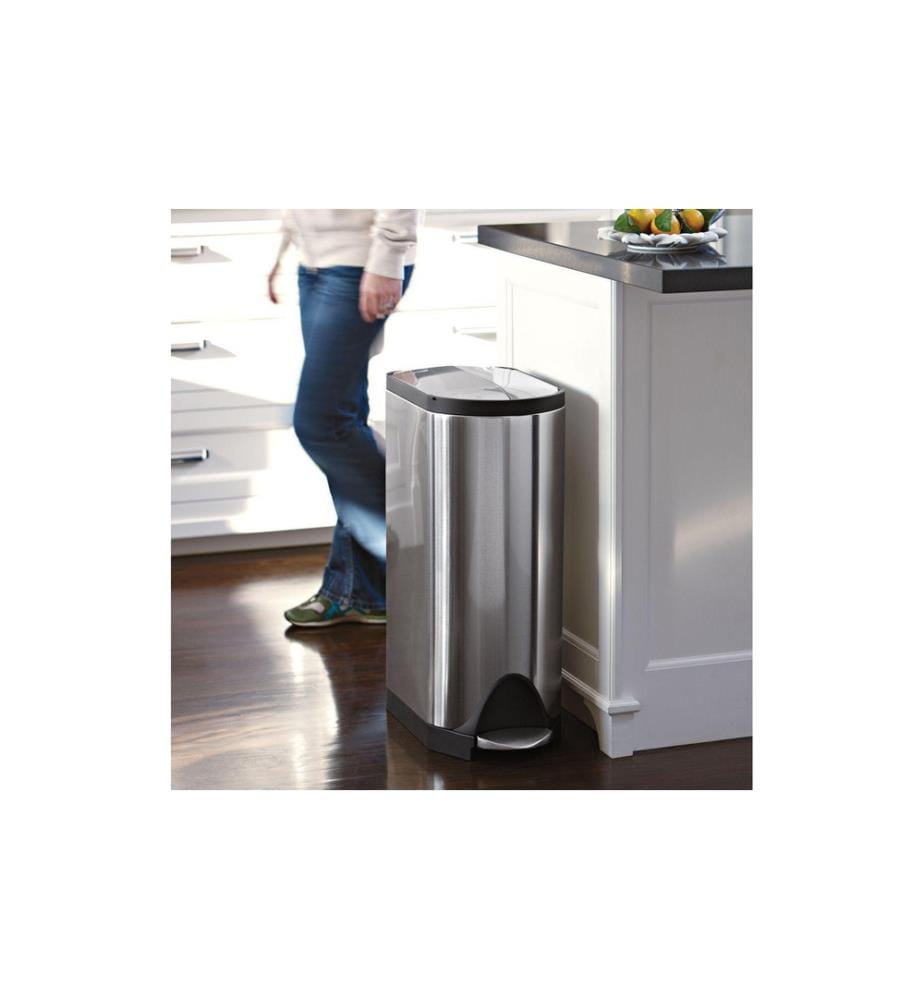 SIMPLEHUMAN - Treteimer CW1824 30 Liter, Silber