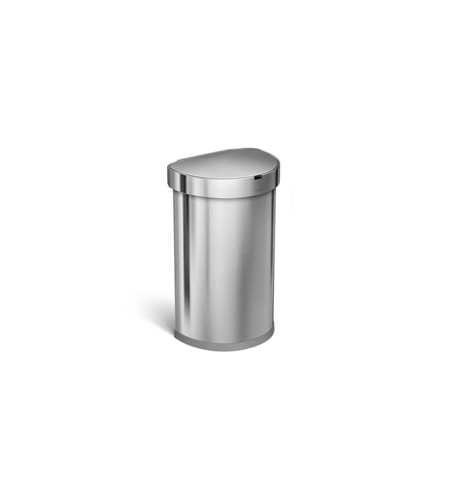 SIMPLEHUMAN - Sensorabfalleimer 45 Liter, Silber