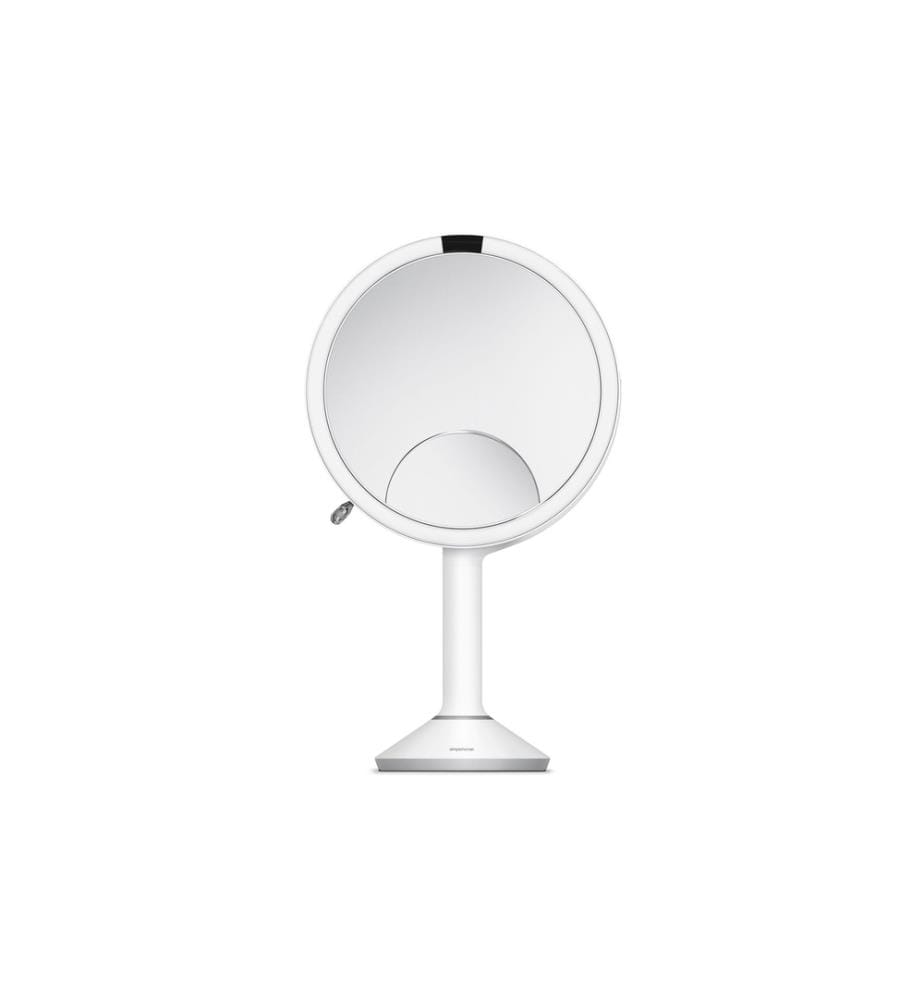 SIMPLEHUMAN - Miroir cosmétique avec capteur Trio Ø 20 cm Blanc