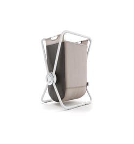 SIMPLEHUMAN - Wäschekorb  Single 150 l, Weiss / Beige