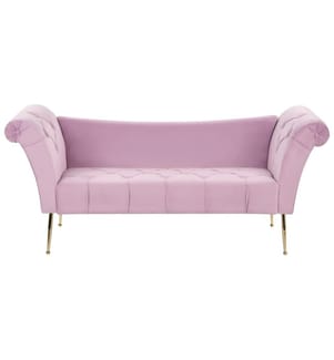 Chaise longue NANTILLY Velluto Viola chiaro