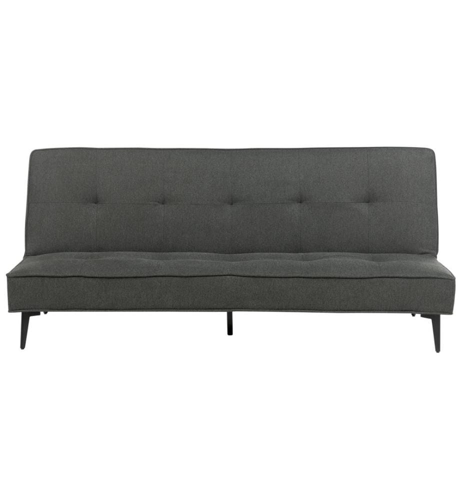 Schlafsofa 3-Sitzer ESSVIK Stoff Dunkelgrau