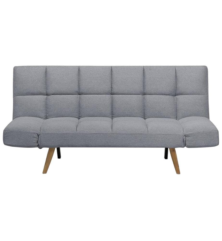 Schlafsofa 2-Sitzer INGARO Stoff Grau