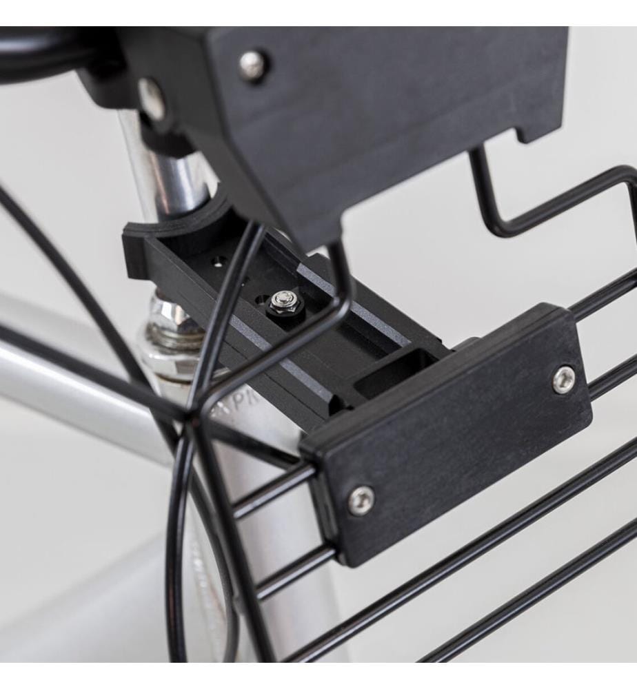 Support pour panier avant de vélo - Noir