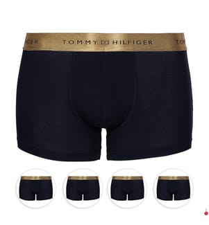 5er-Pack Boxershorts - Schwarz und Gold