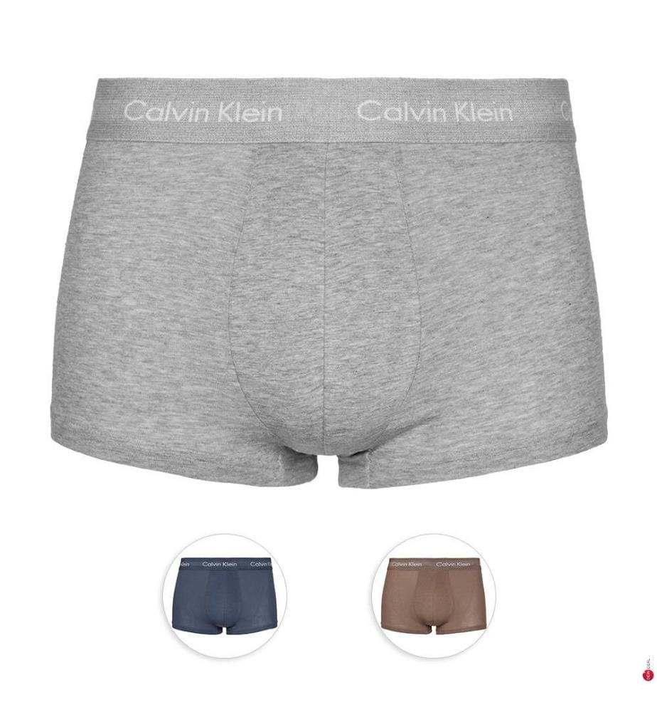 Set di 3 Trunk Cotton Stretch Low Rise Boxers - 3 Colori