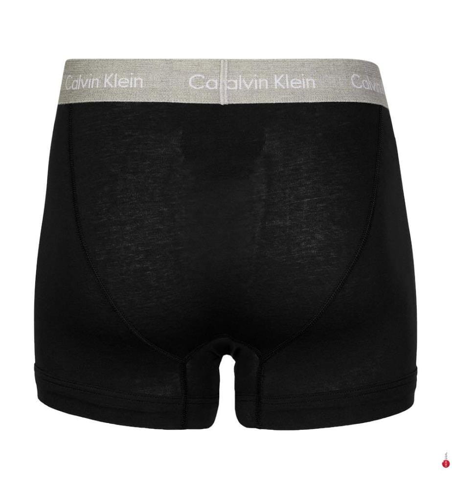 Pack di 3 Boxer Cotton Stretch Trunks - Nero