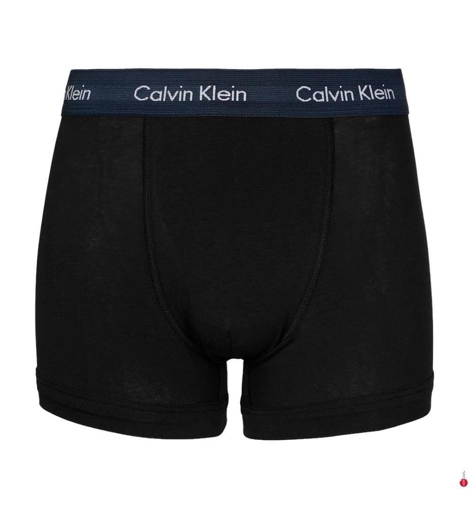 Pack di 3 Boxer Cotton Stretch Trunks - Nero