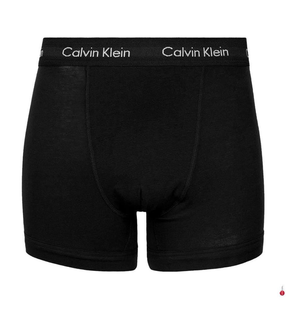 Pack di 3 Boxer Cotton Stretch Trunks - Nero