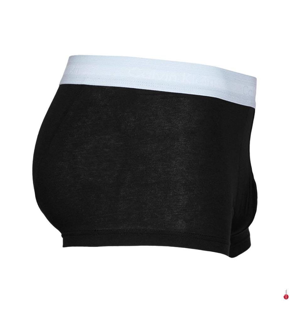 Pack di 3 Boxer Low Rise Trunks Cotton Stretch - Nero