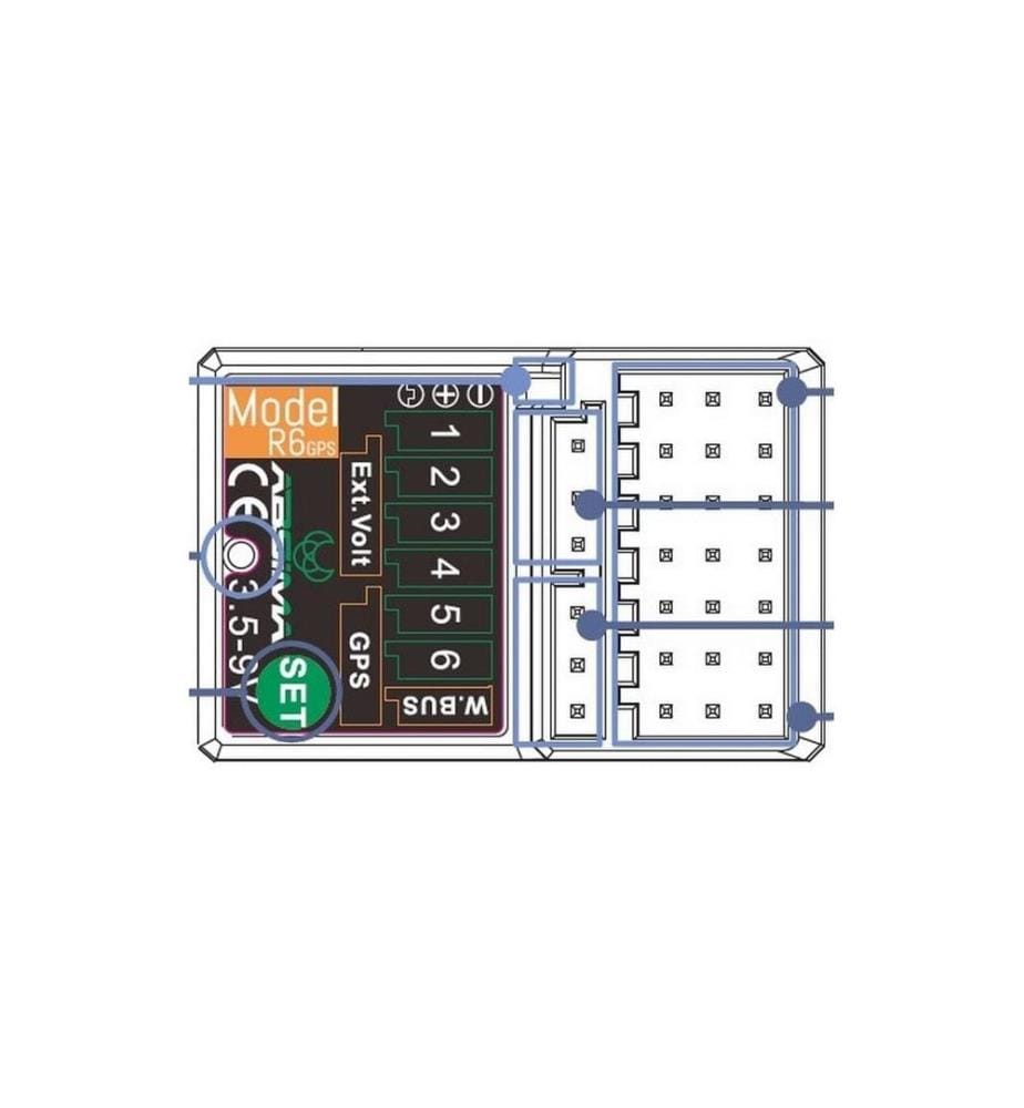 Absima Empfänger R6GPS 6-Kanal