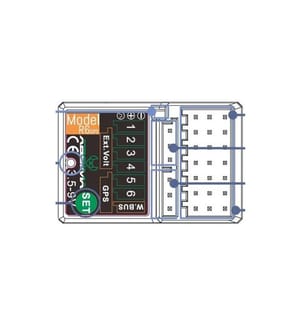 Absima Empfänger R6GPS 6-Kanal