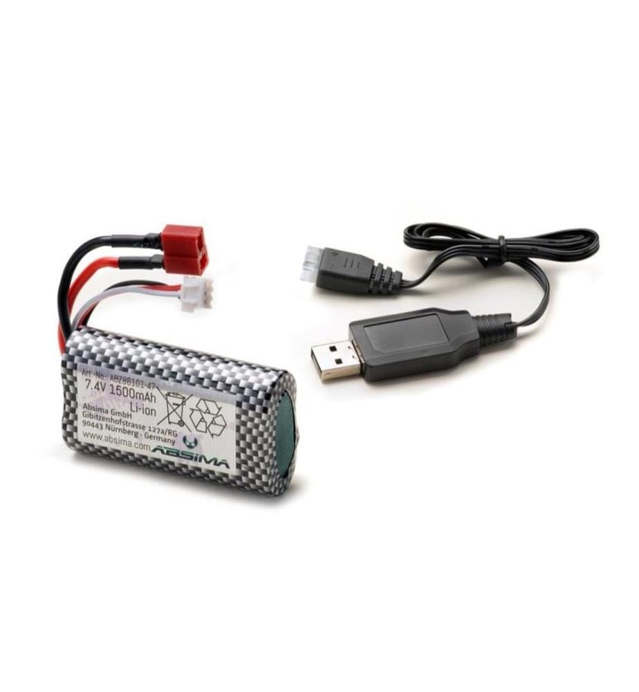 Absima Truggy MINI AT grün/grau, 4WD, RTR, 1:16