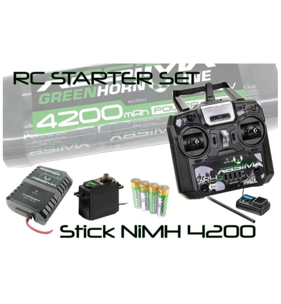 Absima Set di avviamento RC Stick NiMH 4200