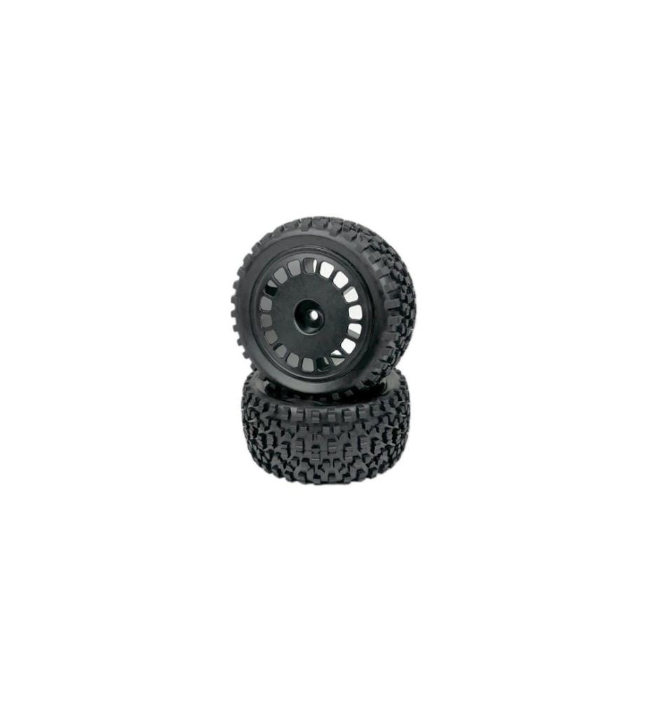 Absima Set ruote per buggy 1:10 Maxi Block posteriori nero (2)