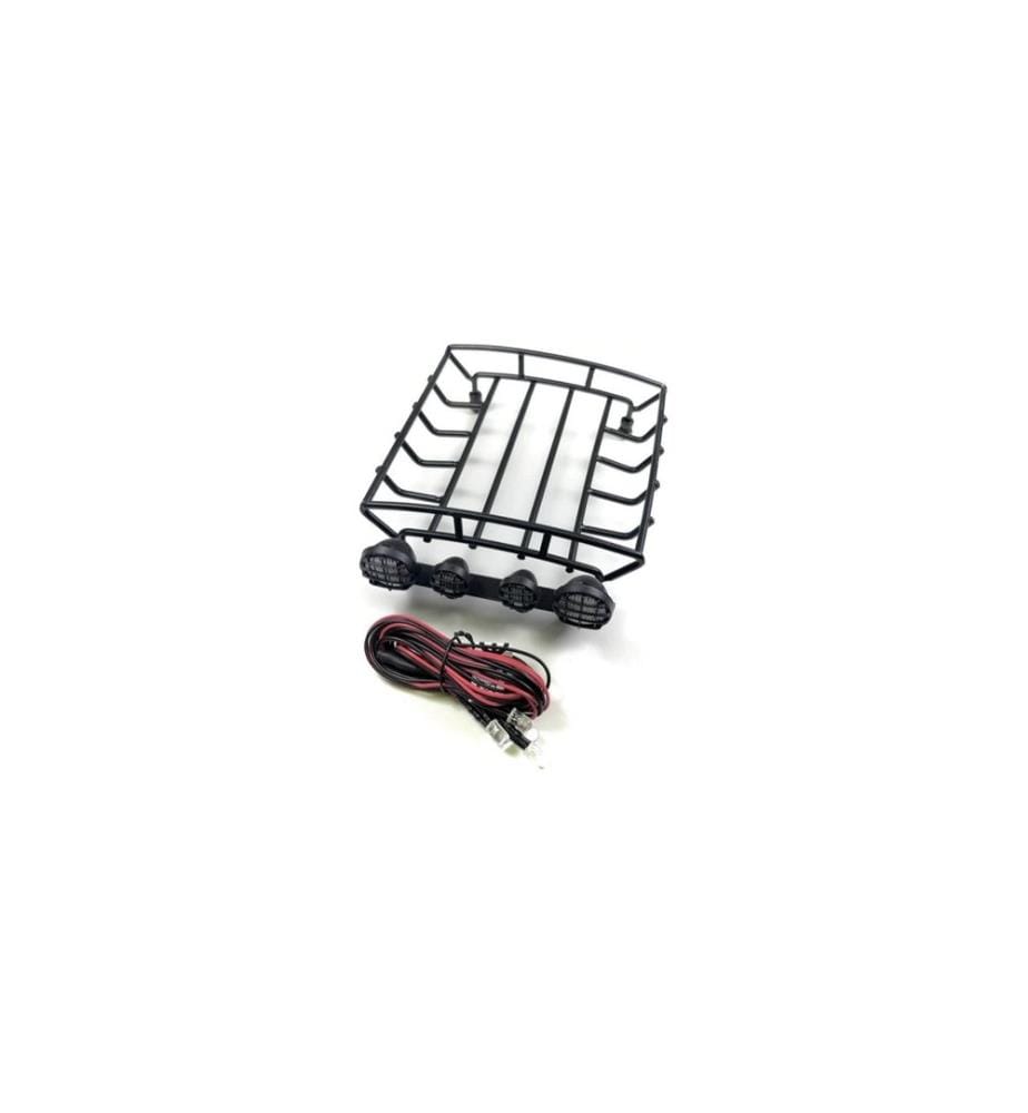 Absima Barra portatutto in metallo 1:10 con set LED 130 mm