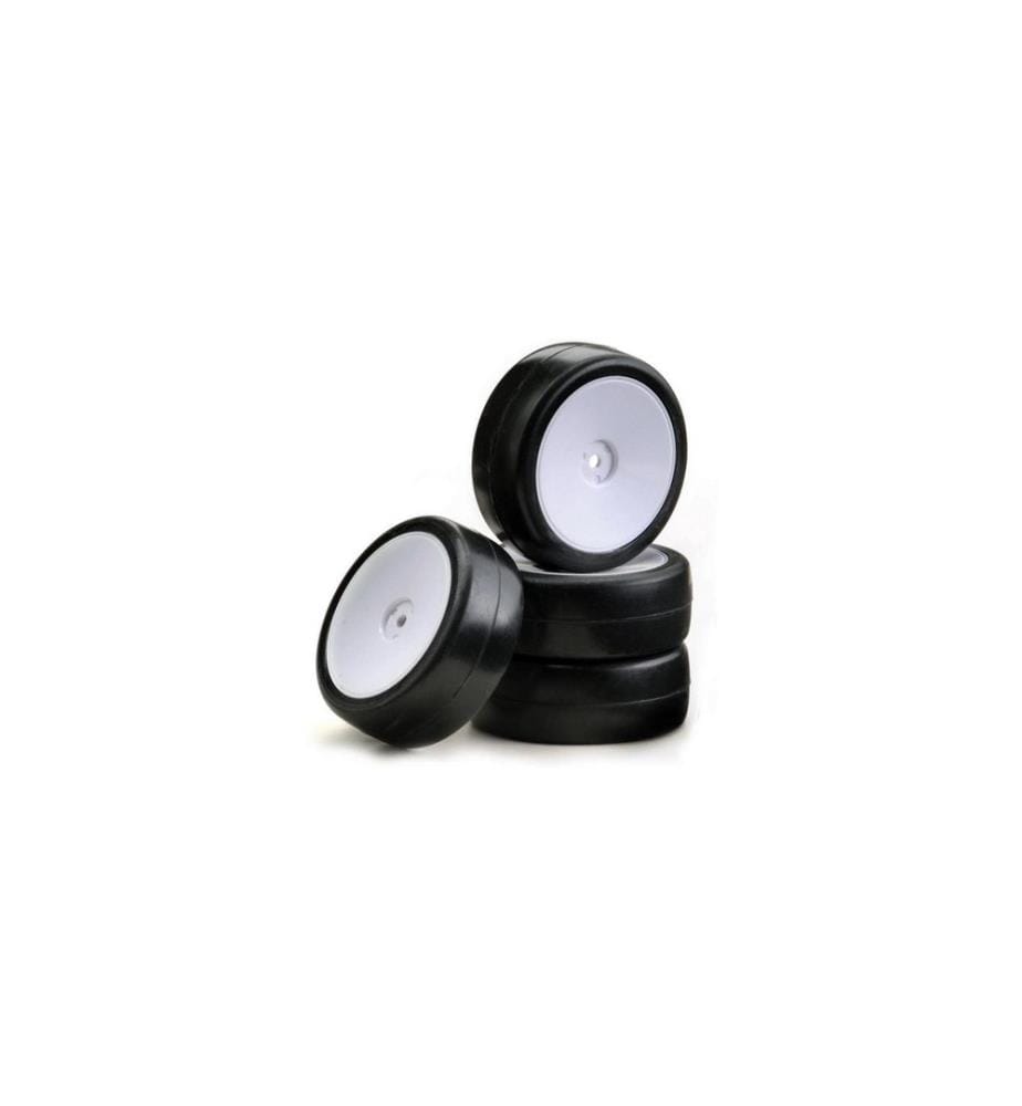 Set ruote Absima Onroad Disc / Slick Bianco 1:10 (4)