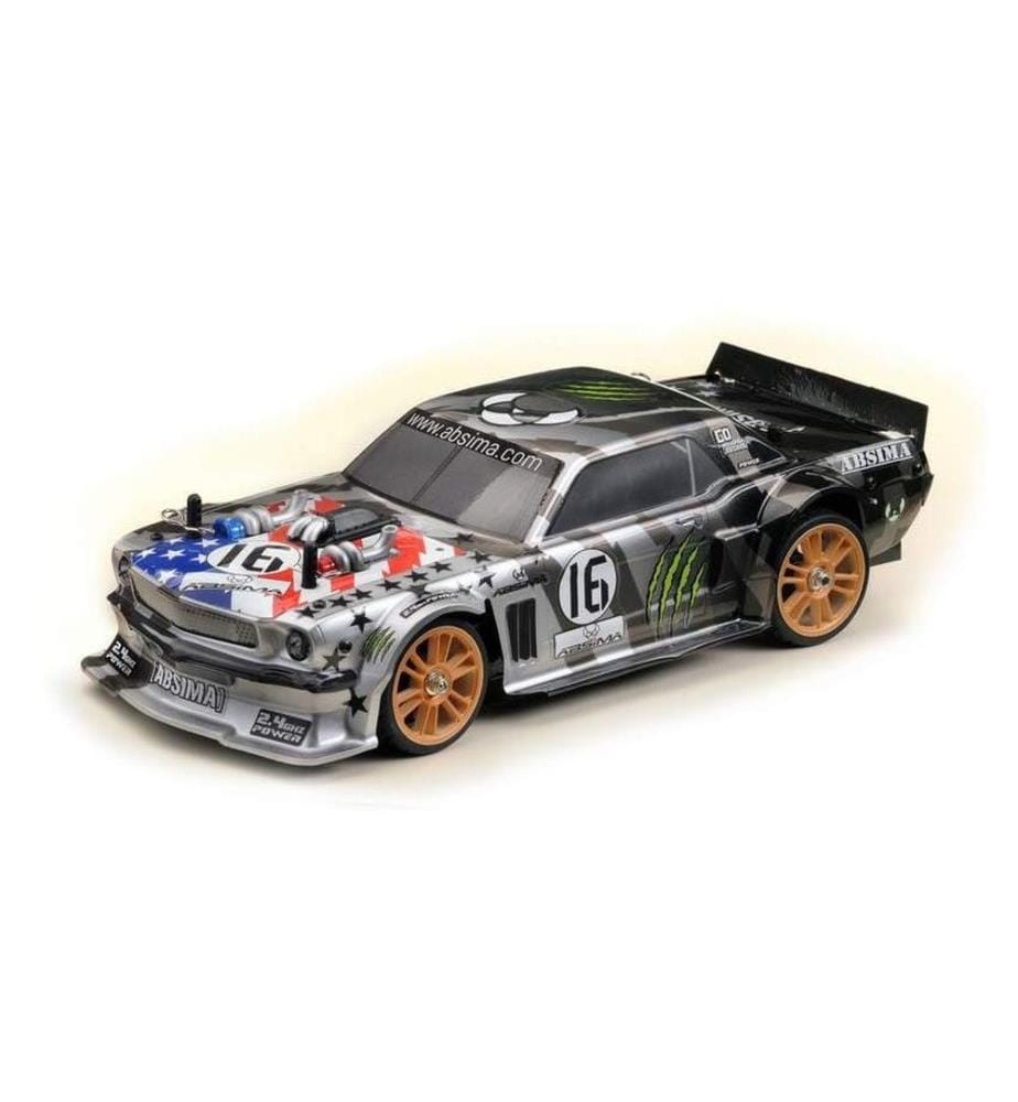 Absima Touring Car FUN MAKER starsn grigio, 4WD, RTR, 1:16