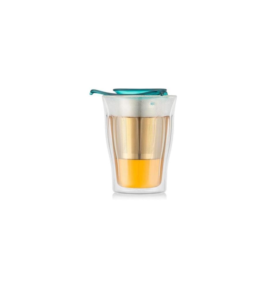 BODUM - Copenhagen Set Verre à double paroi 350 ml, Vert