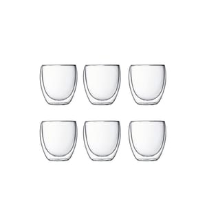 BODUM - Gobelet isotherme Pavina 250 ml, 1 Pièce/s, Transparent