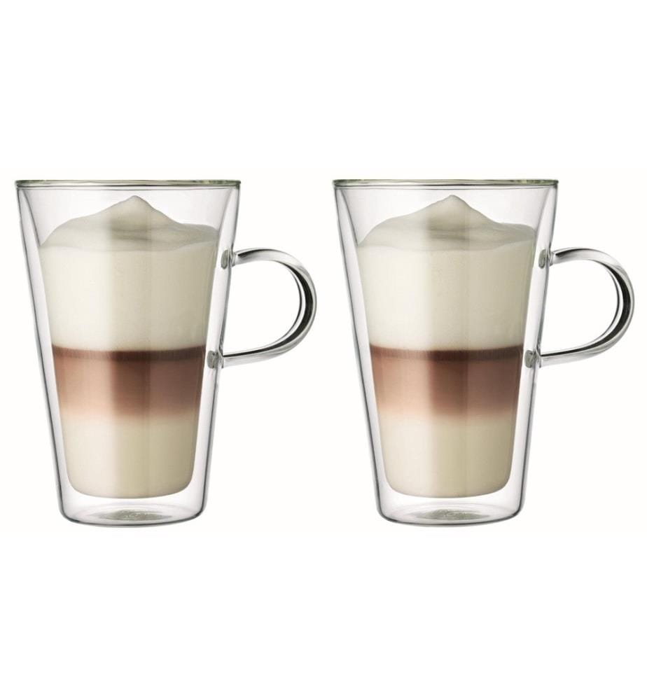 BODUM - Kaffeetasse Canteen 400 ml, 2 Stück, Transparent