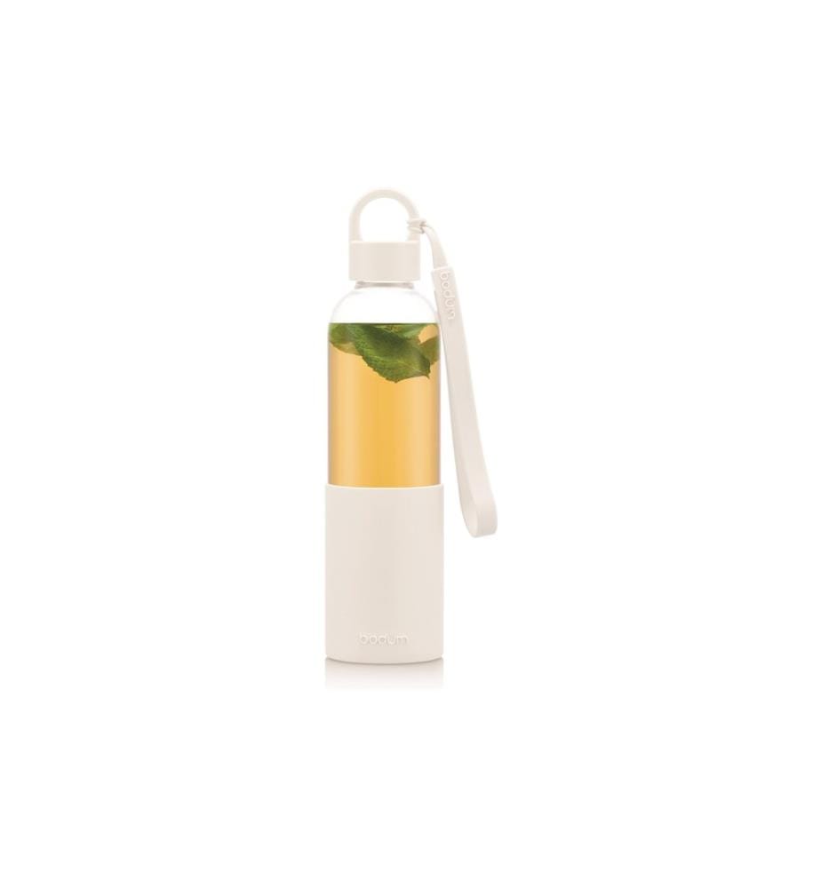 BODUM - Gourde Melior 500 ml, Blanc/Transparent