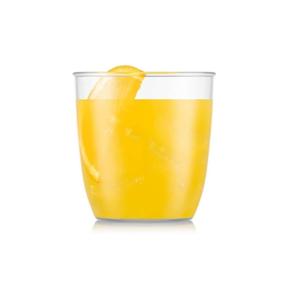 BODUM - Gobelet de plein air Kvadrant 350 ml, transparent, 4 pièces