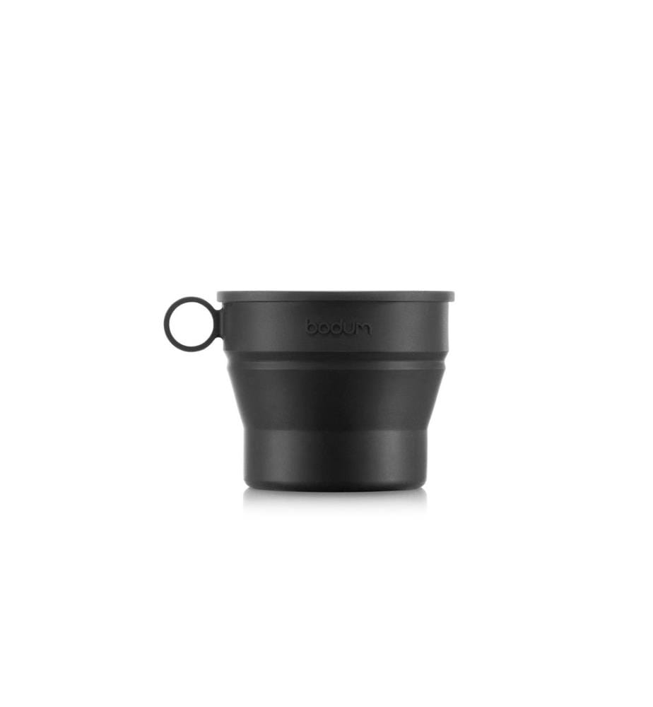 BODUM - Gobelet pliable avec couvercle et mousqueton Bistro 0.3 l