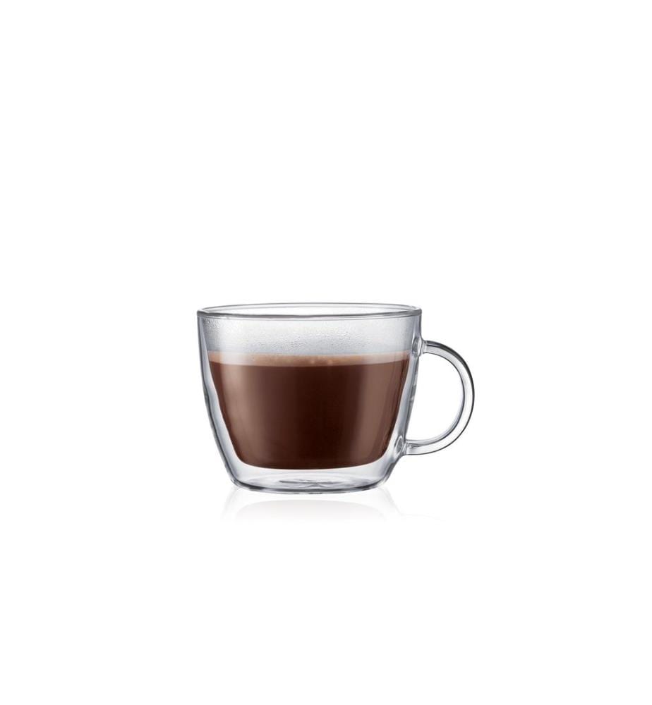 BODUM - Tasse Caffè Latte Bistro (set de 2) Transparent, 0.45 l