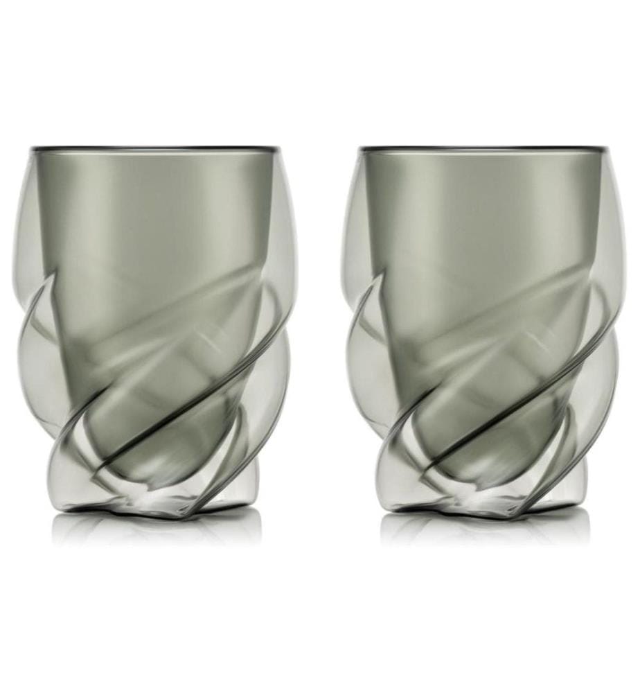 BODUM - Verres à double paroi Pavina Paris 270 ml, 2 pièces, Gris