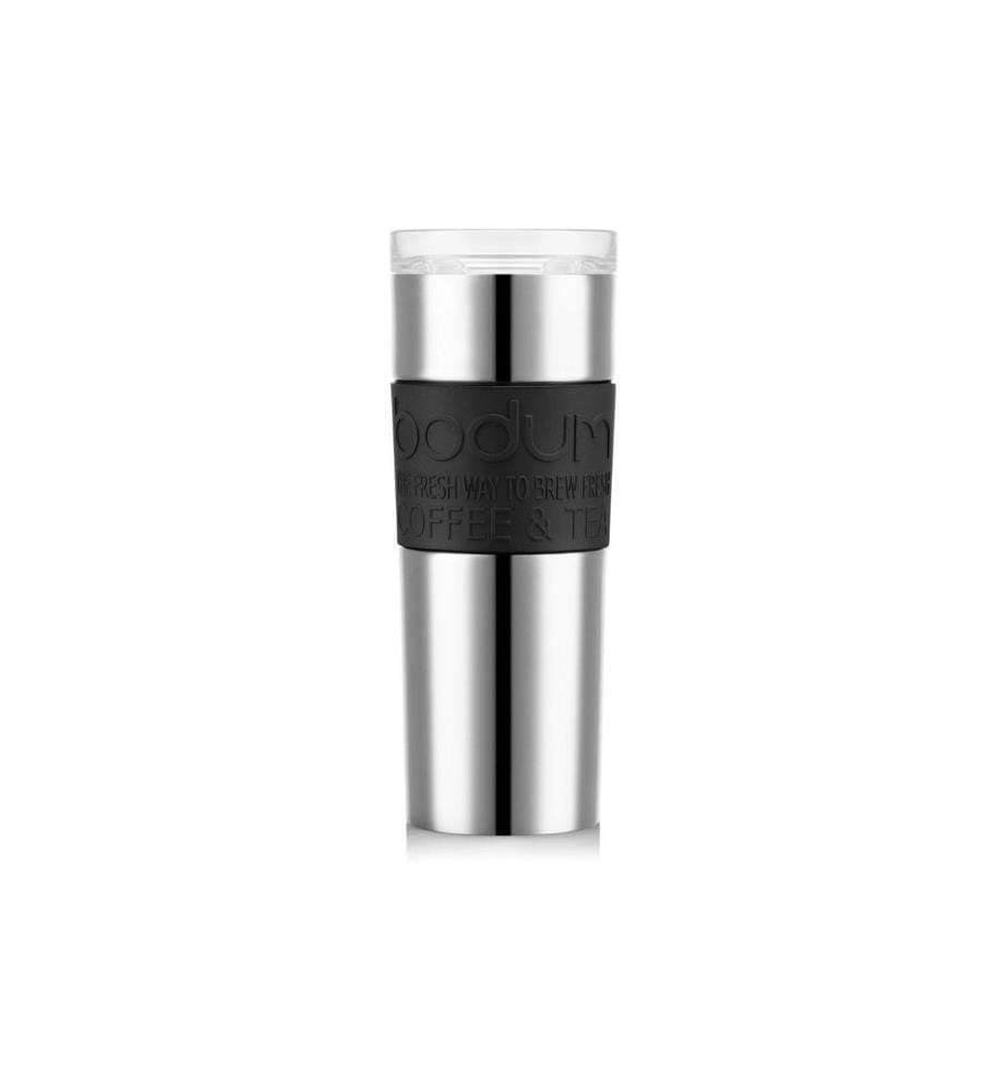 BODUM - Travel Mug à double paroi argent, 0.45 l
