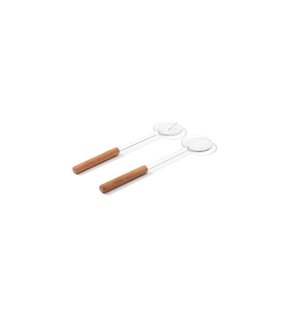 BODUM - Couverts à salade Set Nissen 2 pièces Brun