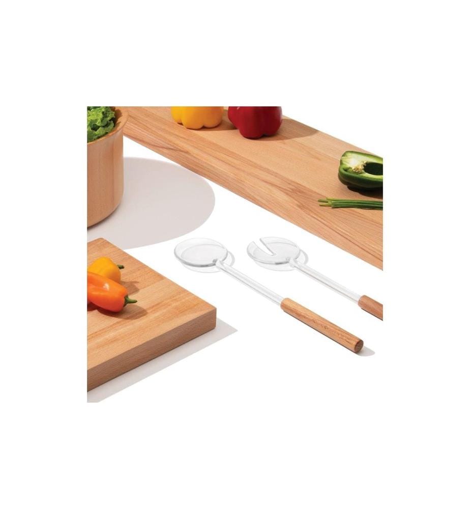 BODUM - Couverts à salade Set Nissen 2 pièces Brun